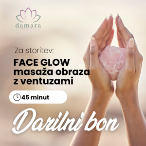 FACE GLOW masaža obraza z ventuzami (45min)